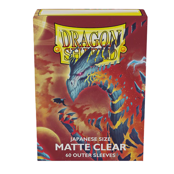 Dragon Shield - Perfect Fit Japanese Size Outer Sleeves 60pk - Clear