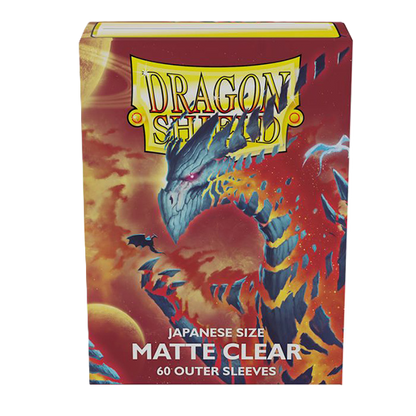 Dragon Shield - Perfect Fit Japanese Size Outer Sleeves 60pk - Clear