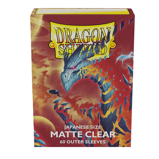 Dragon Shield - Perfect Fit Japanese Size Outer Sleeves 60pk - Clear