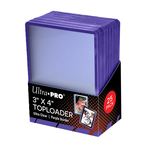 Ultra Pro - 3 x 4 Inch Toploaders Clear 25 Pack
