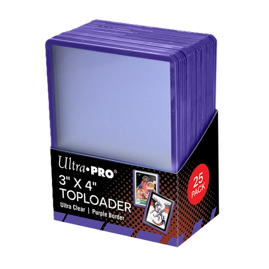 Ultra Pro - 3 x 4 Inch Toploaders Clear 25 Pack