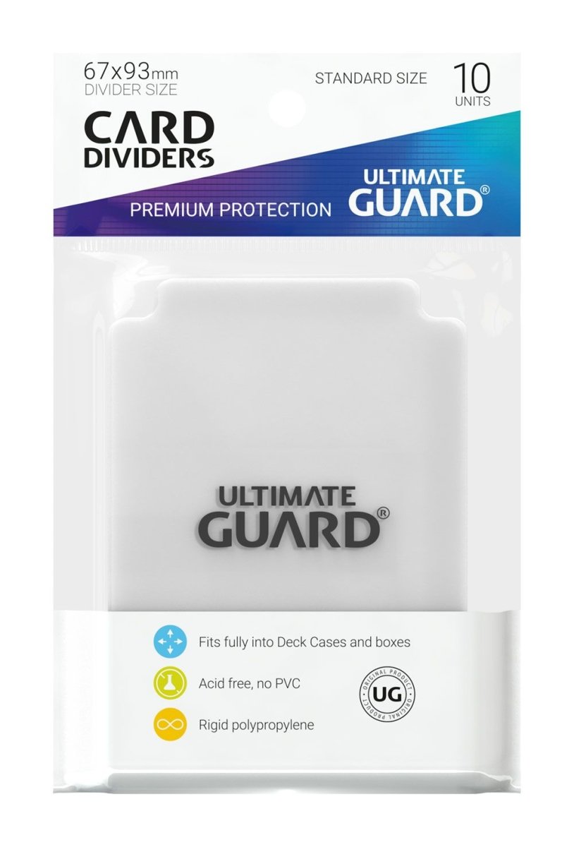 Ultimate Guard Card Dividers Standard Size Transparent (10)-1